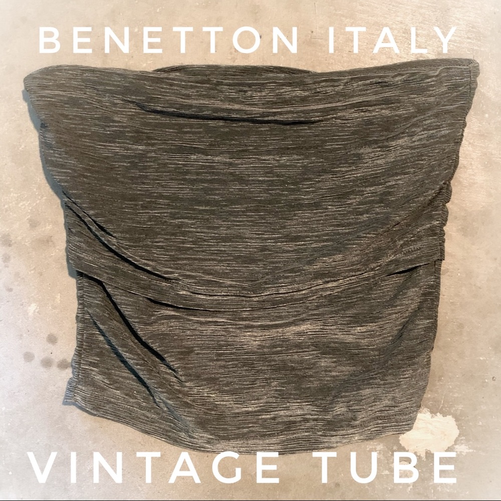 💚 VINTAGE TUBE - BENETTON 🇮🇹 Italy